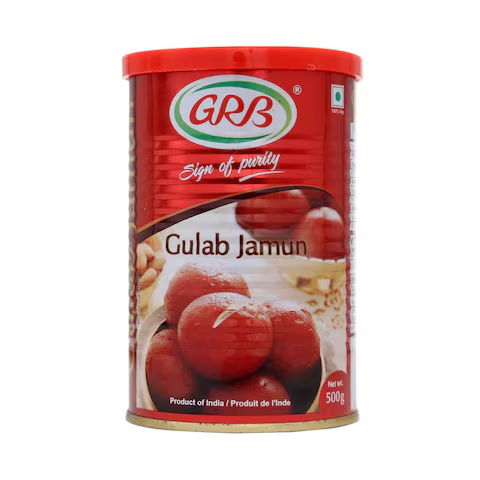 GRB gulab jamun (ready to eat) 500g