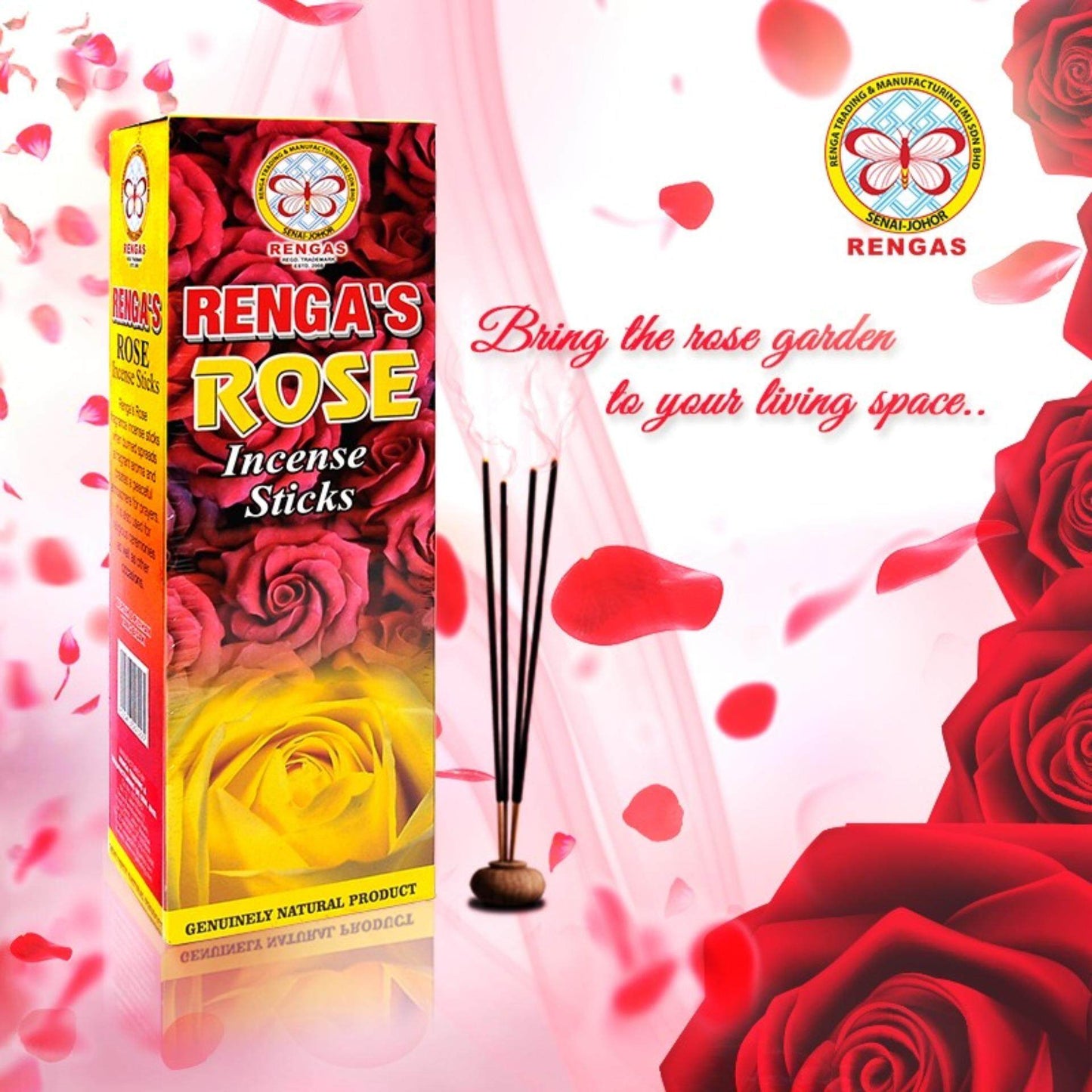 RENGA'S ROSE AGARBATTI