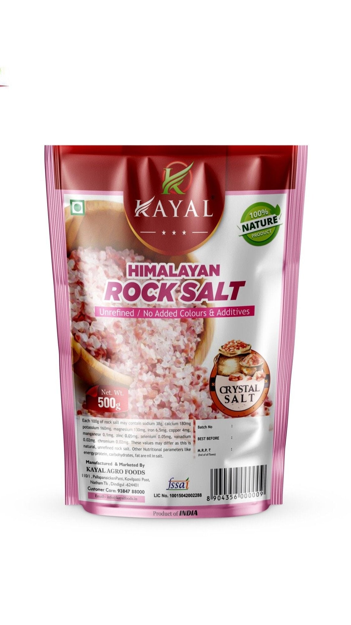 GARAM BATU KAYAL HIMALAYAN - 500GM