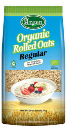 Anzen Organic Rolled Oats Regular 500g