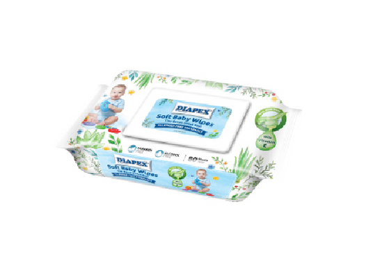 Diapex Soft Baby Wipes 80 sheets
