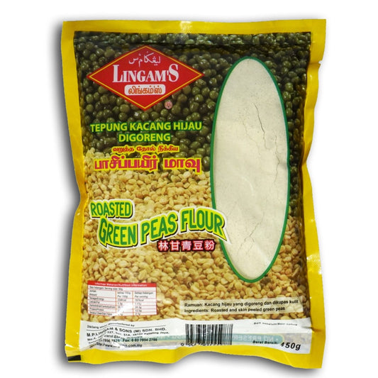 Lingam's Roasted Green Peas Flour 450g