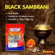 PANCHA BLACK SAMBRANI 100GM